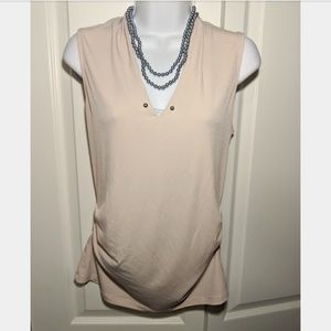 Light pink sleeveless NY&Co blouse